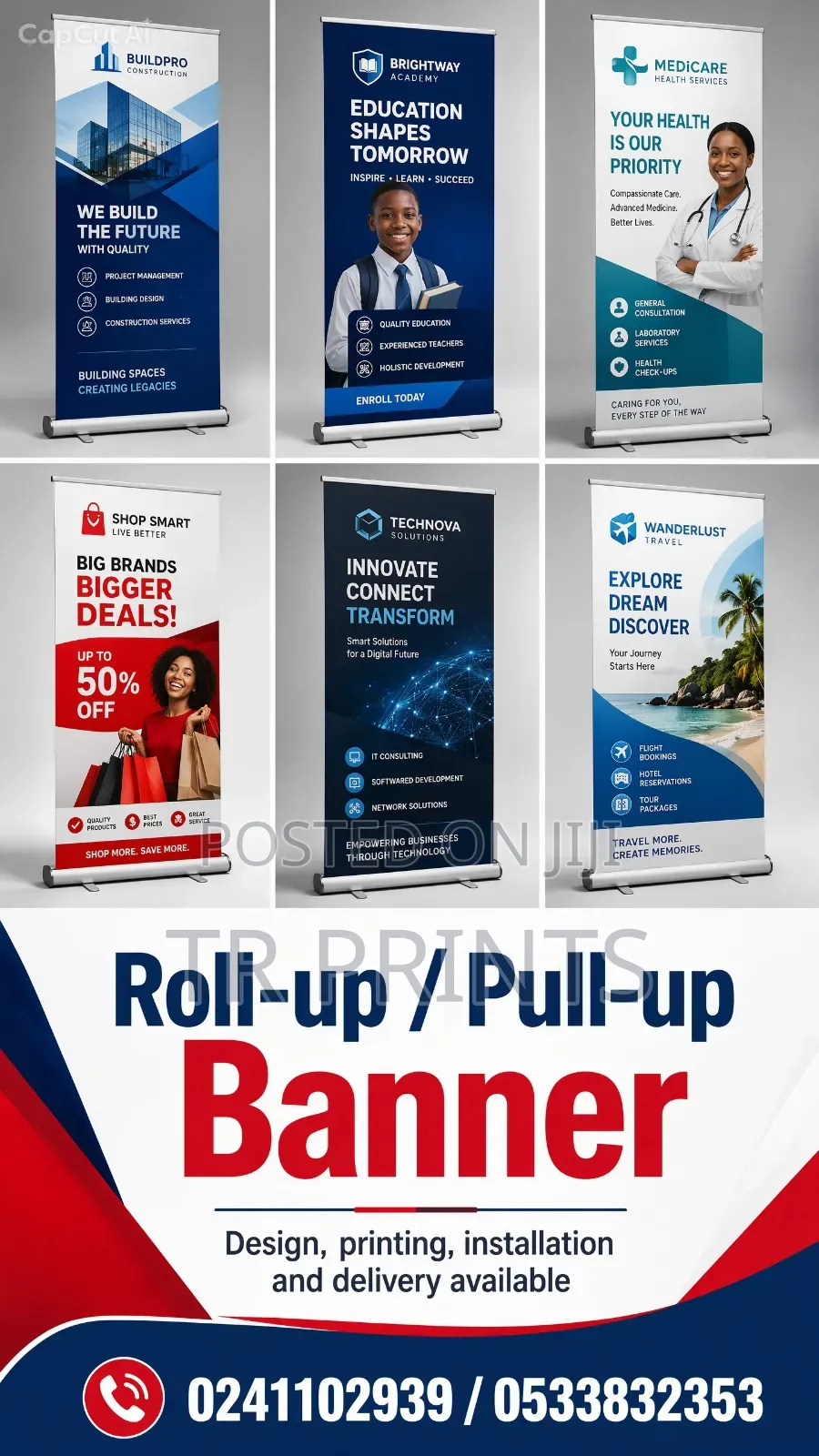 Pull-Up/Roll-Up Banner With Printing