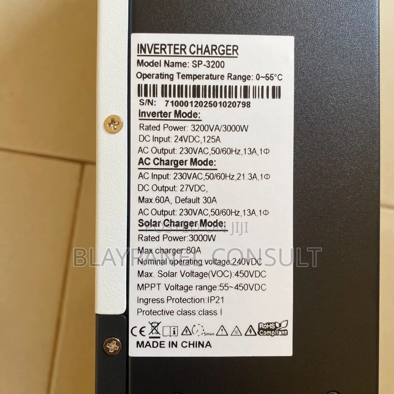 3kw 24v Menshark Hybrid Solar Inverter
