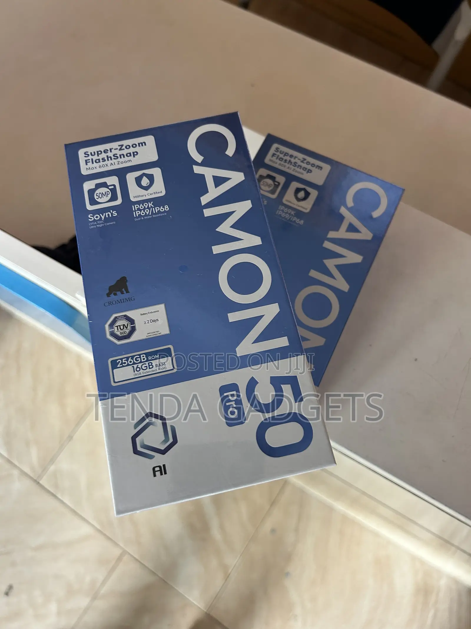 New Tecno Camon 50 Pro 256 GB Black