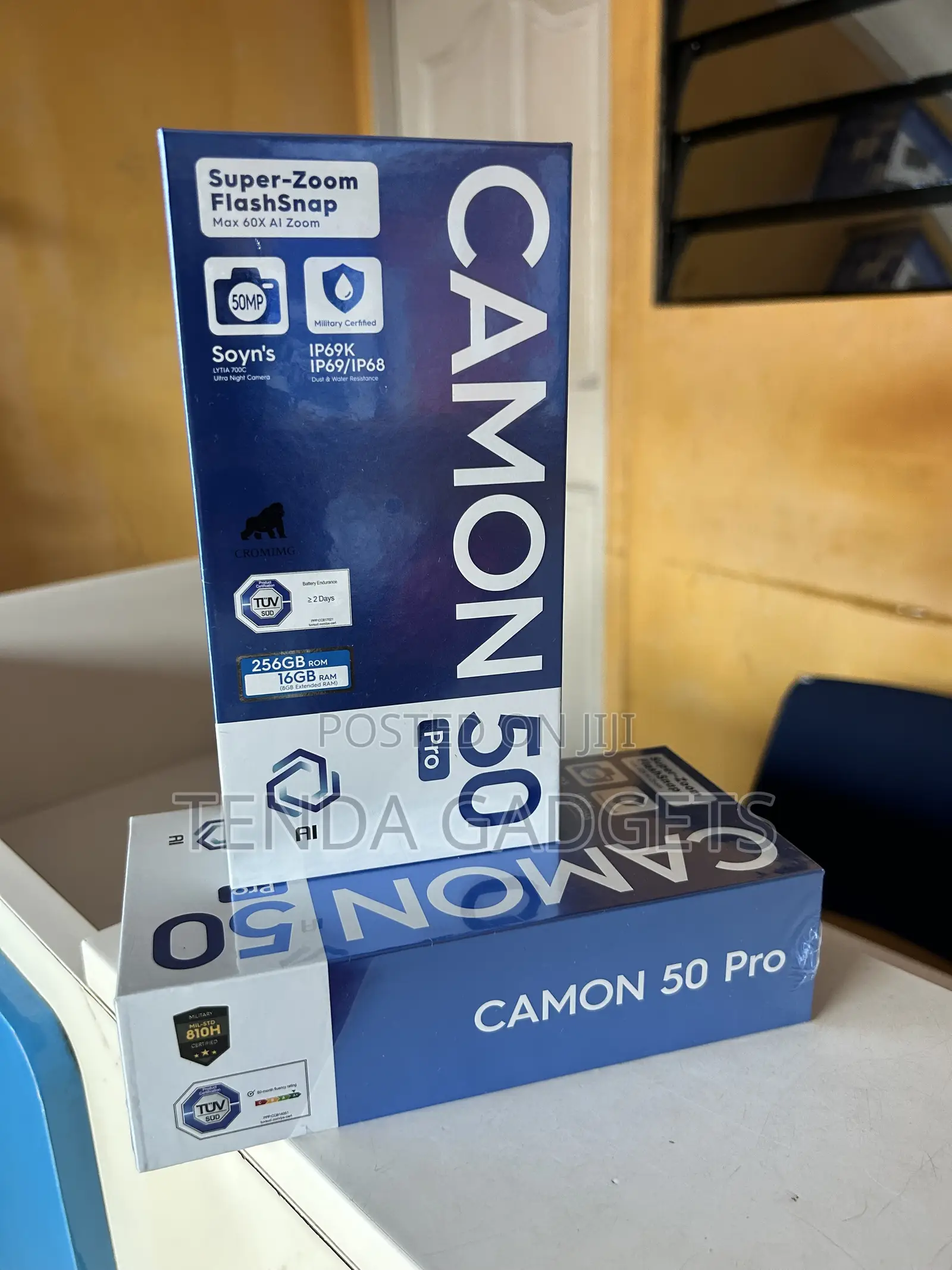 New Tecno Camon 50 Pro 256 GB Black