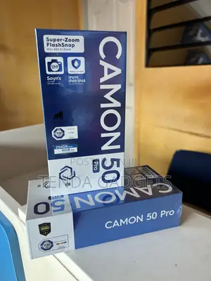 New Tecno Camon 50 Pro 256 GB Black
