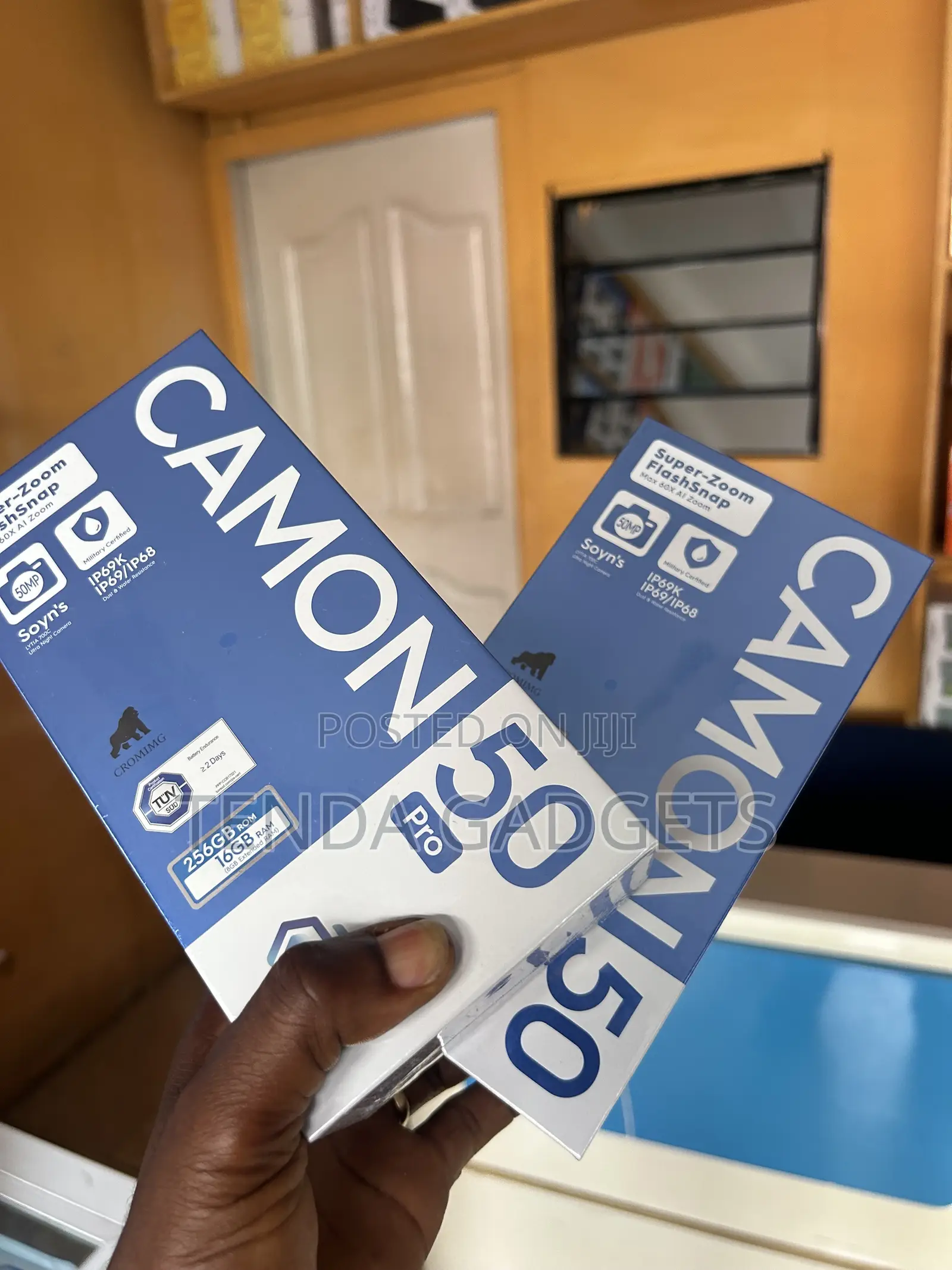 New Tecno Camon 50 Pro 256 GB Black