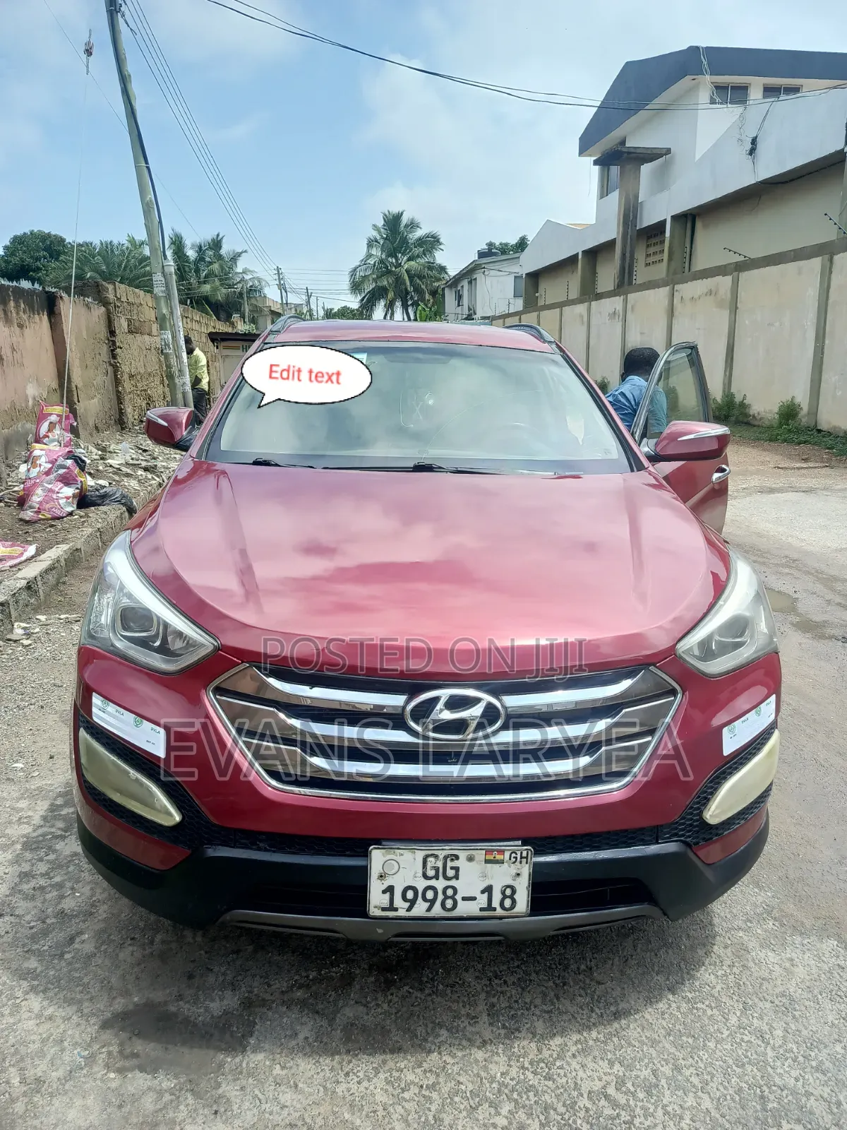 Hyundai Santa Fe 2015 Red