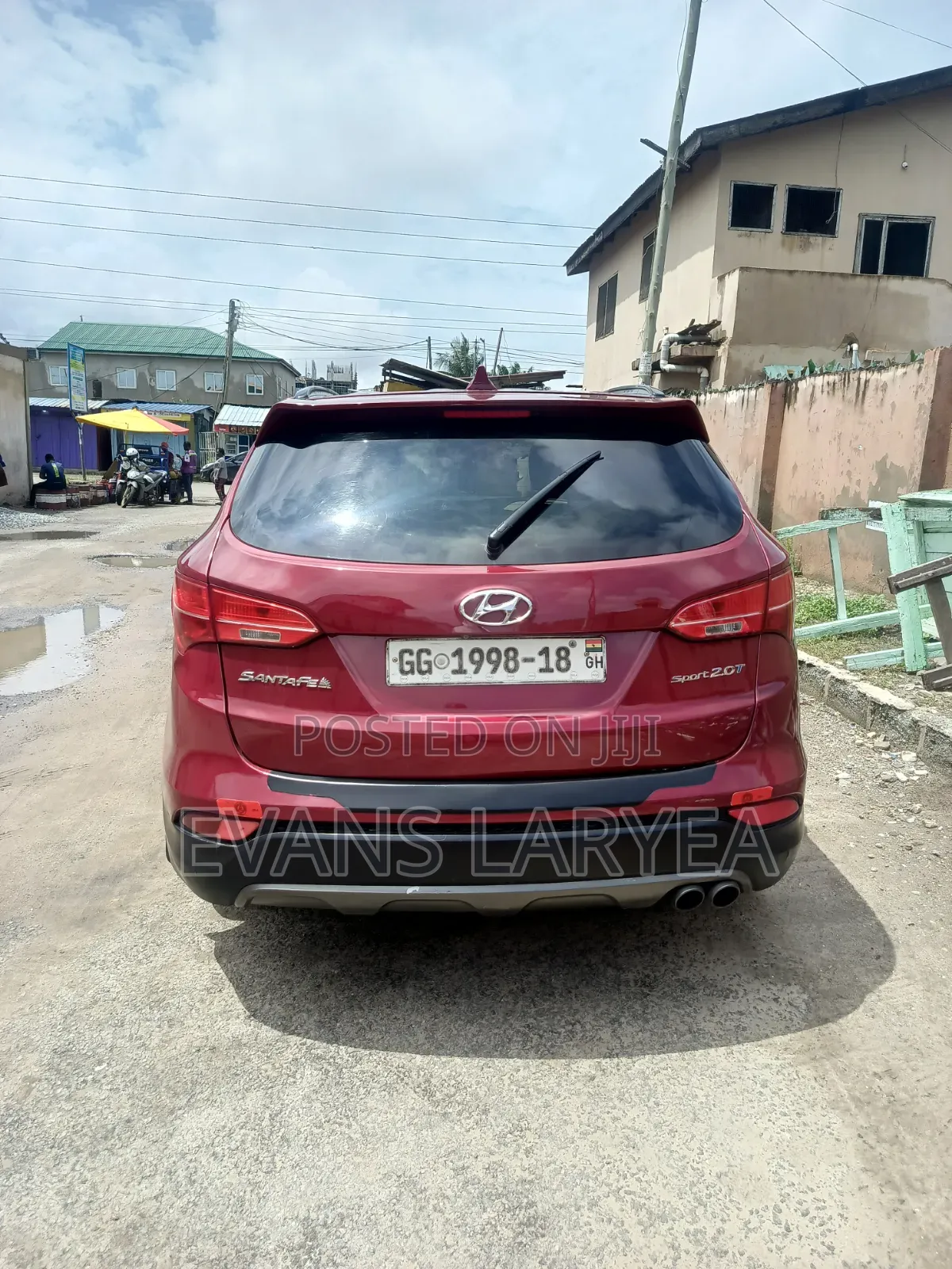 Hyundai Santa Fe 2015 Red