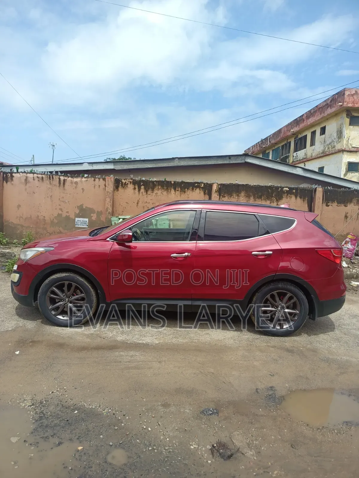 Hyundai Santa Fe 2015 Red