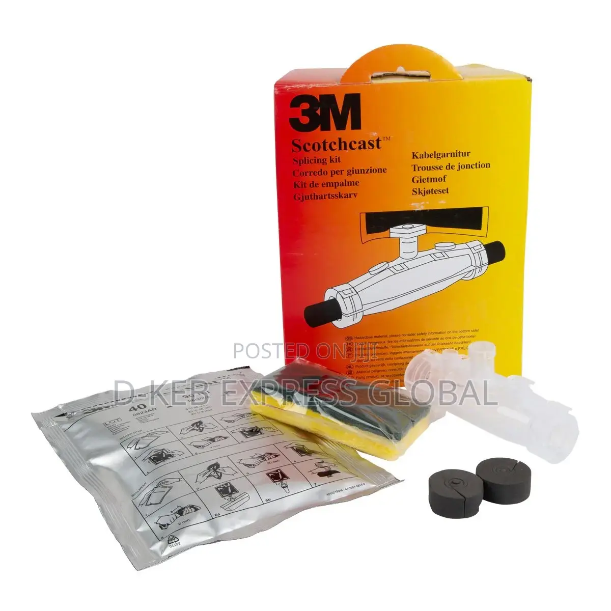 3m Scotchcast Resin Joint Kit Series, 92-nba Size A3, 1kv