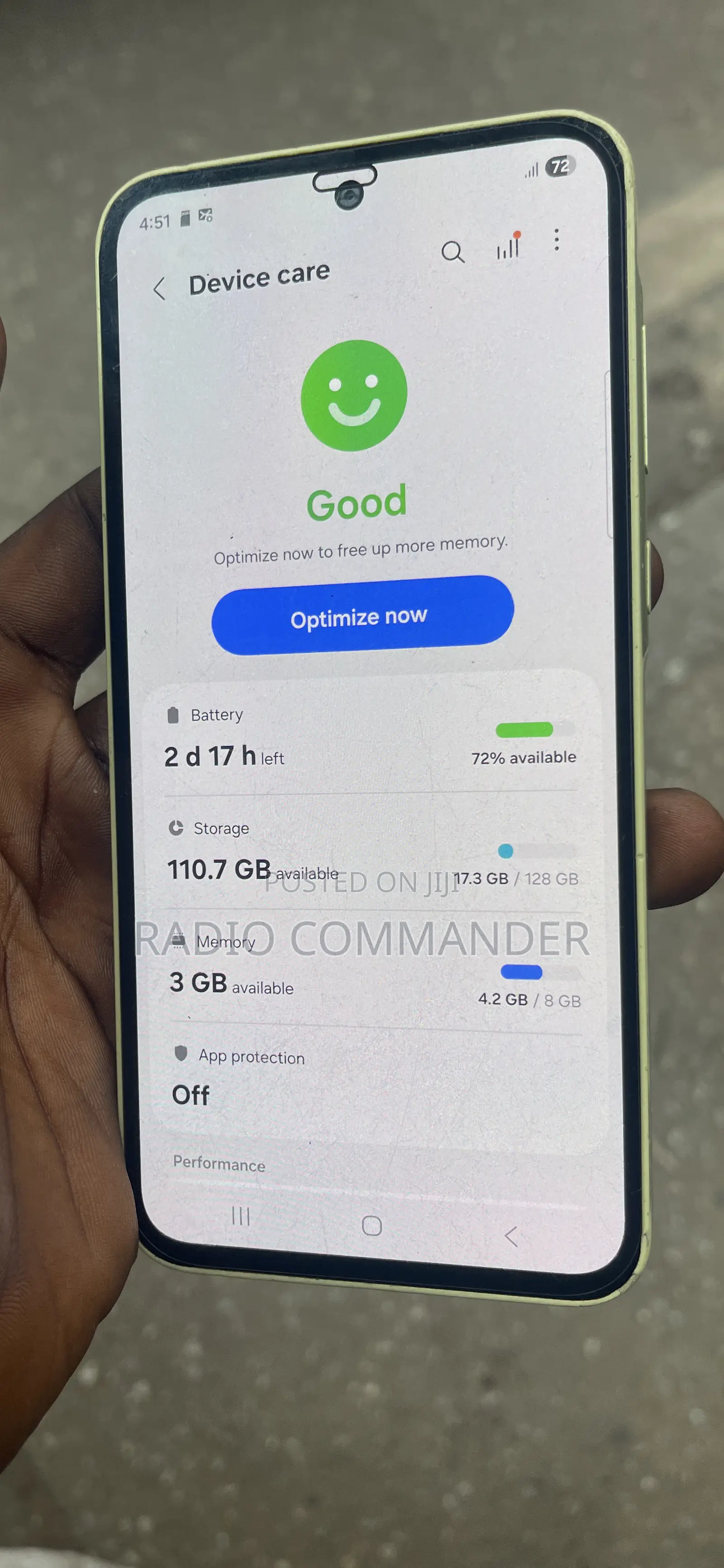 Samsung Galaxy A35 128 GB Yellow
