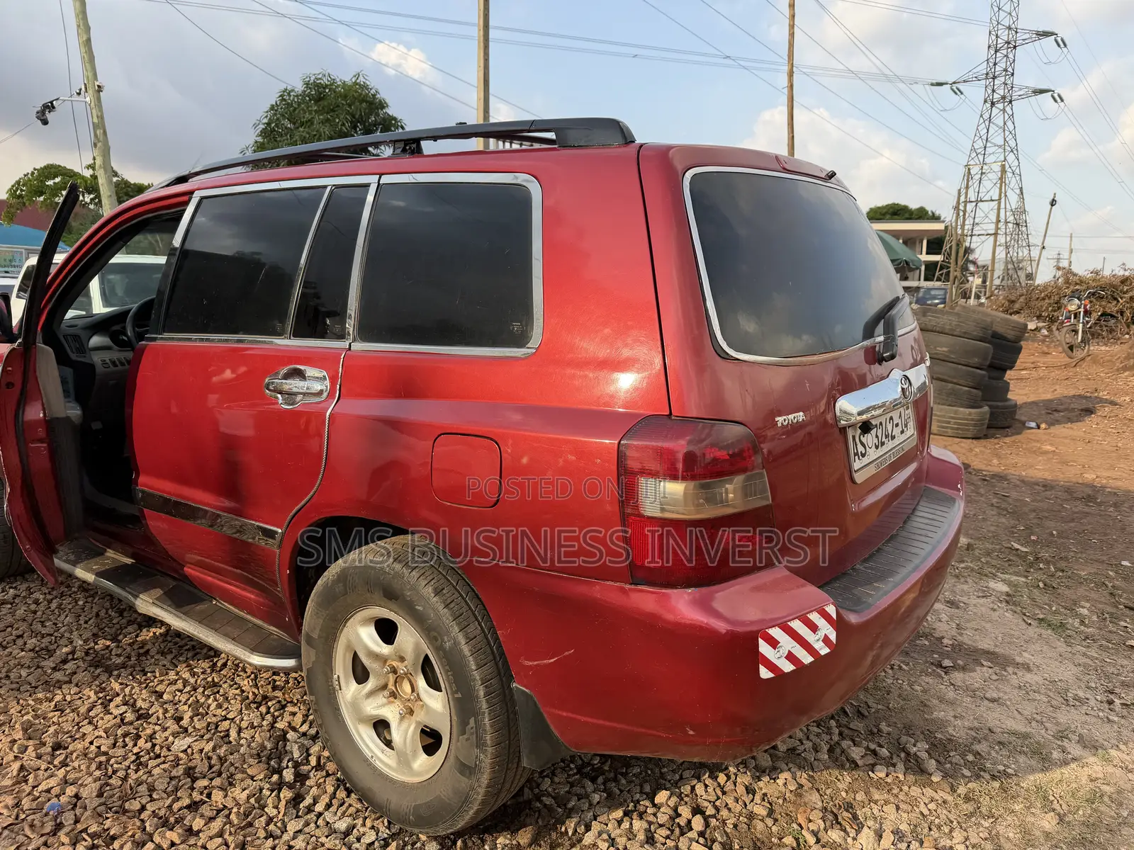 Toyota Highlander 4x4 2007 Red
