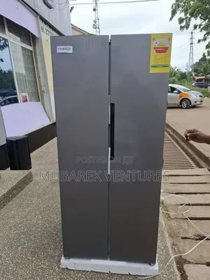 Nasco 360ltrs Side by Side Refrigerator Metalic Silver