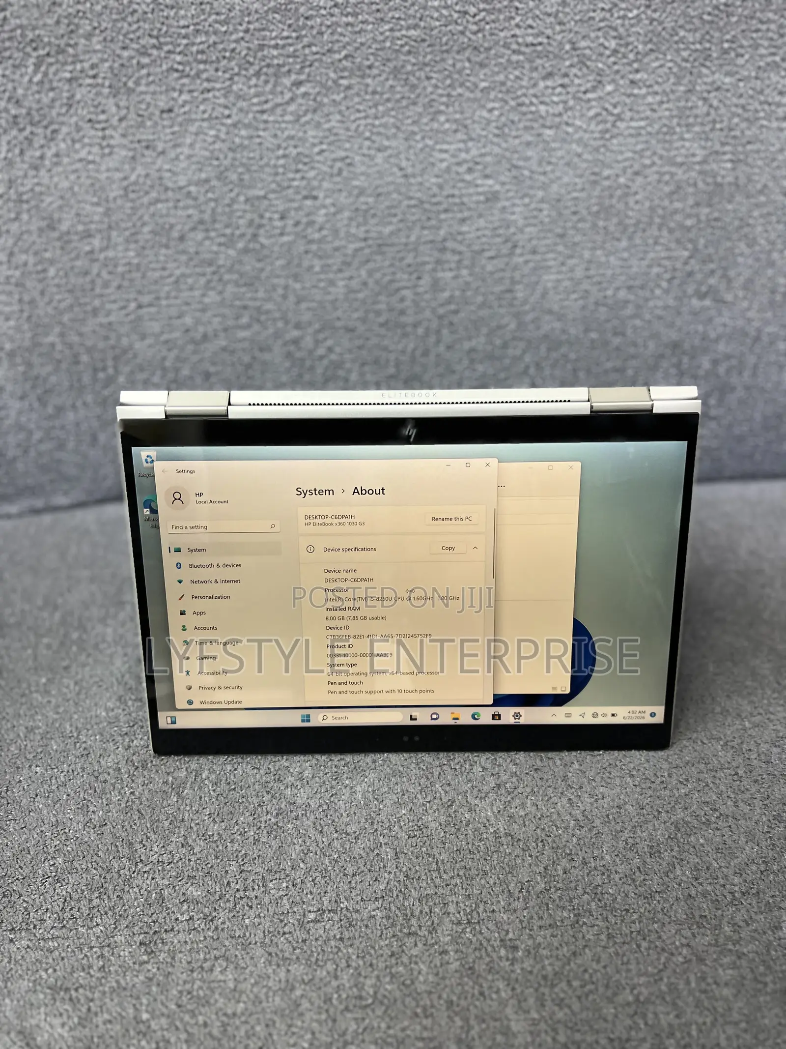 Laptop HP EliteBook 1030 8GB Intel Core i5 SSD 256GB