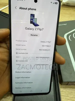 Samsung Galaxy Z Flip7 512 GB Blue