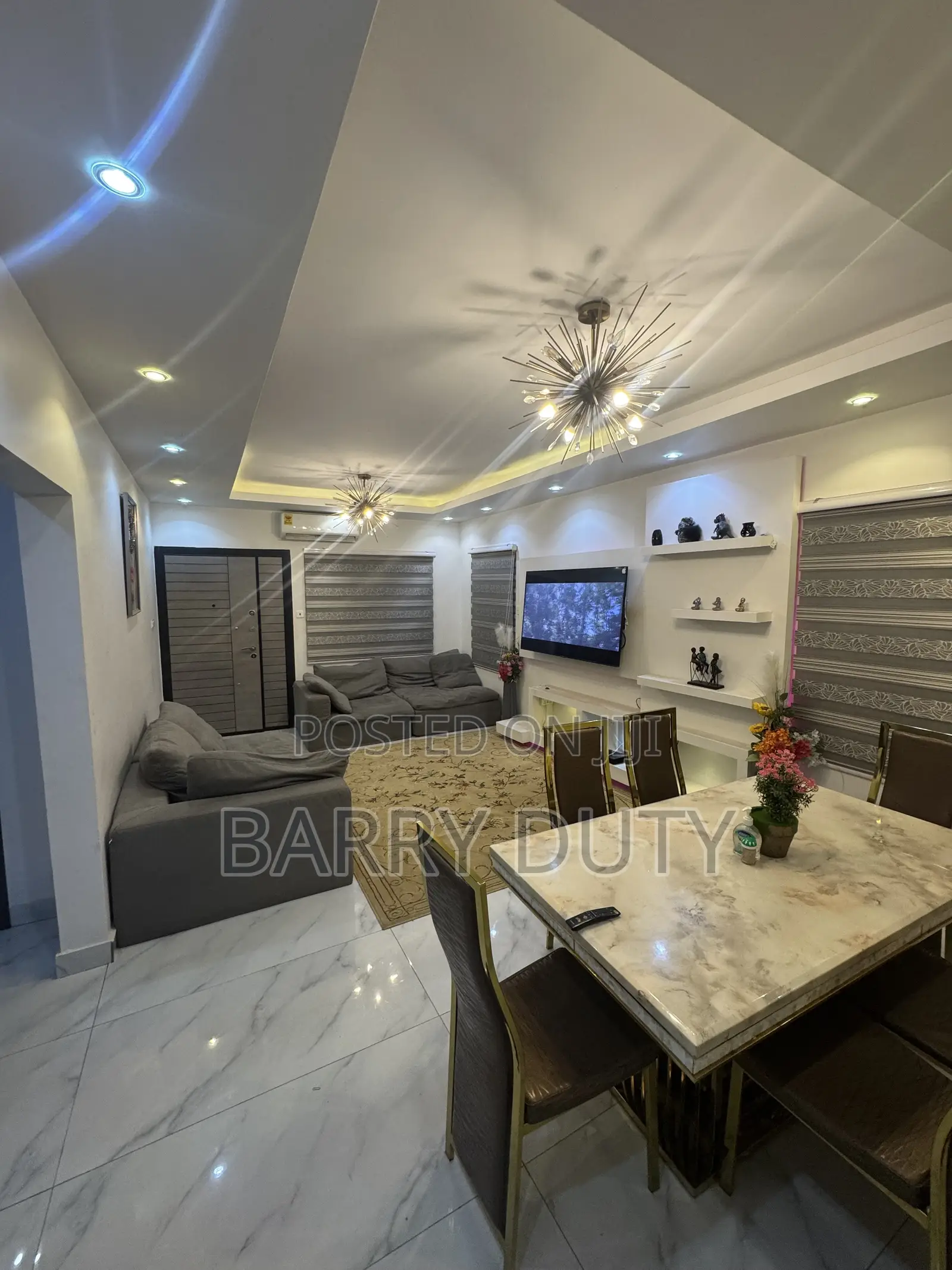 Furnished 2bdrm Apartment in Certified Properties, Amasaman for rent