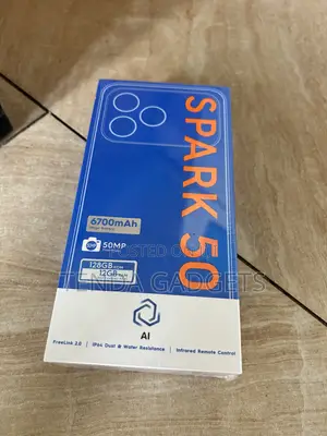 New Tecno Spark 50 128 GB Black