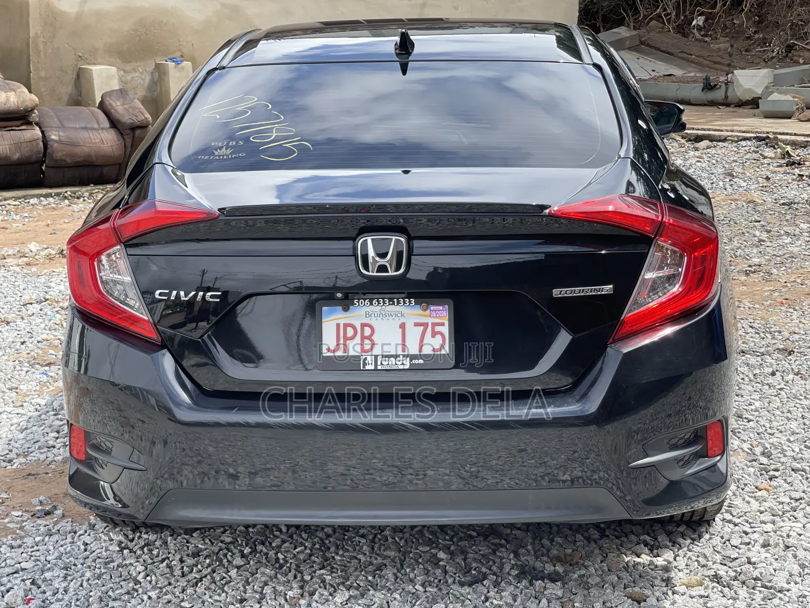 Honda Civic Touring 4dr Sedan (1.5L 4cyl) 2017 Black
