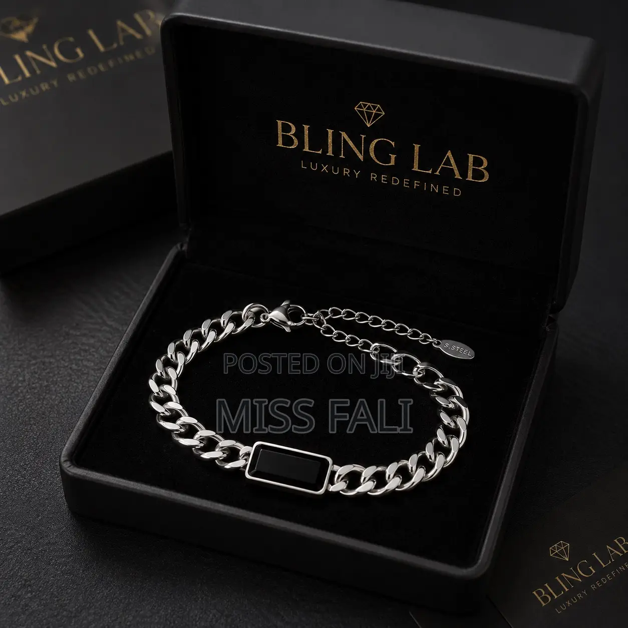 Onyx Signature Id Bracelet