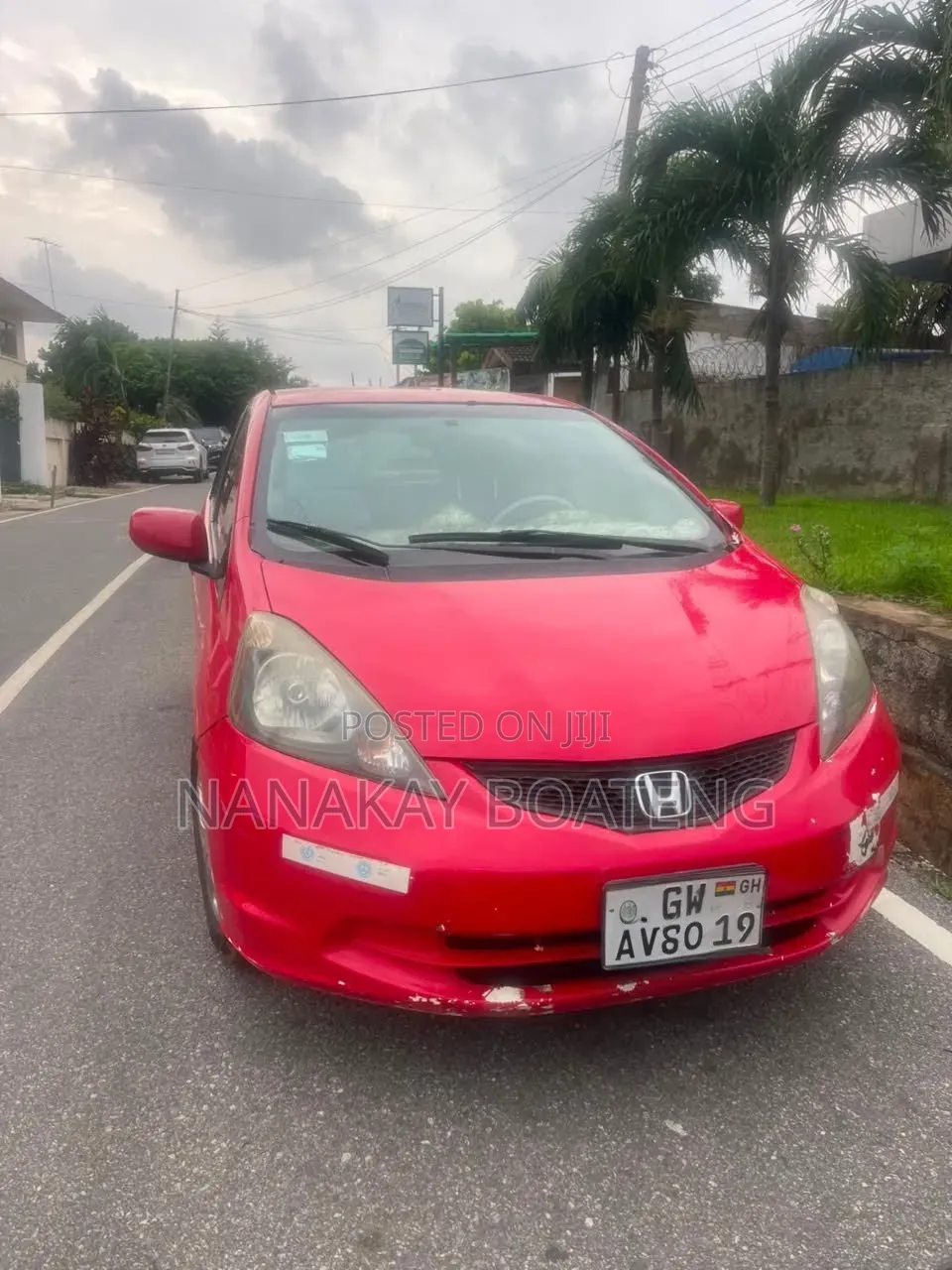 Honda Fit 2011 Red