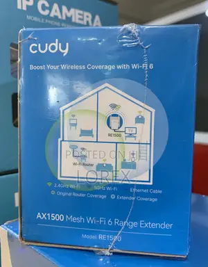 Cudy Re1500 Ax1500 Wifi 6 Range Wifi Extender Dual Band