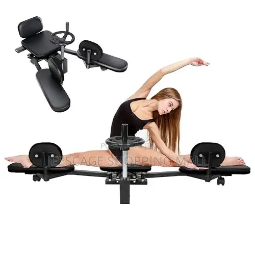 Compact Abdominal Leg Exerciser With Padded Seat and Digital Monitor