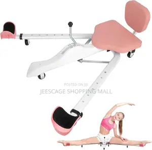 Compact Abdominal Leg Exerciser With Padded Seat and Digital Monitor