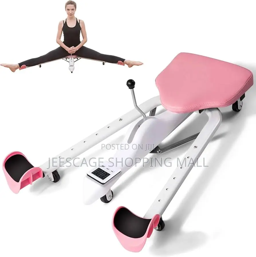 Compact Abdominal Leg Exerciser With Padded Seat and Digital Monitor