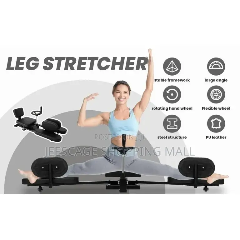 Compact Abdominal Leg Exerciser With Padded Seat and Digital Monitor
