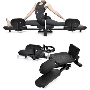 Compact Abdominal Leg Exerciser With Padded Seat and Digital Monitor
