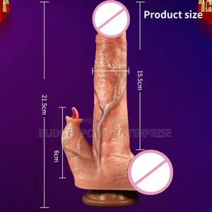 Rechargeable Realistic Huge Dildo Vibrator 8inches With App Control