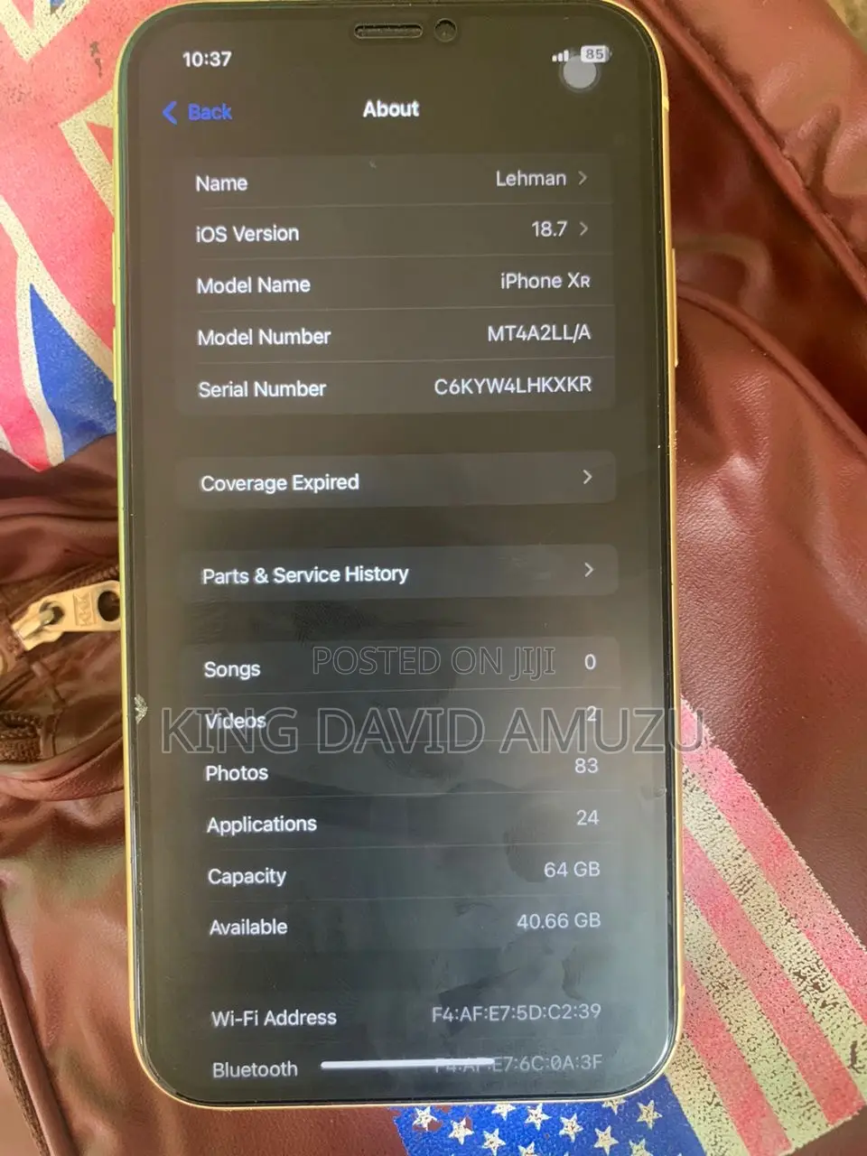 Apple iPhone XR 64 GB Yellow