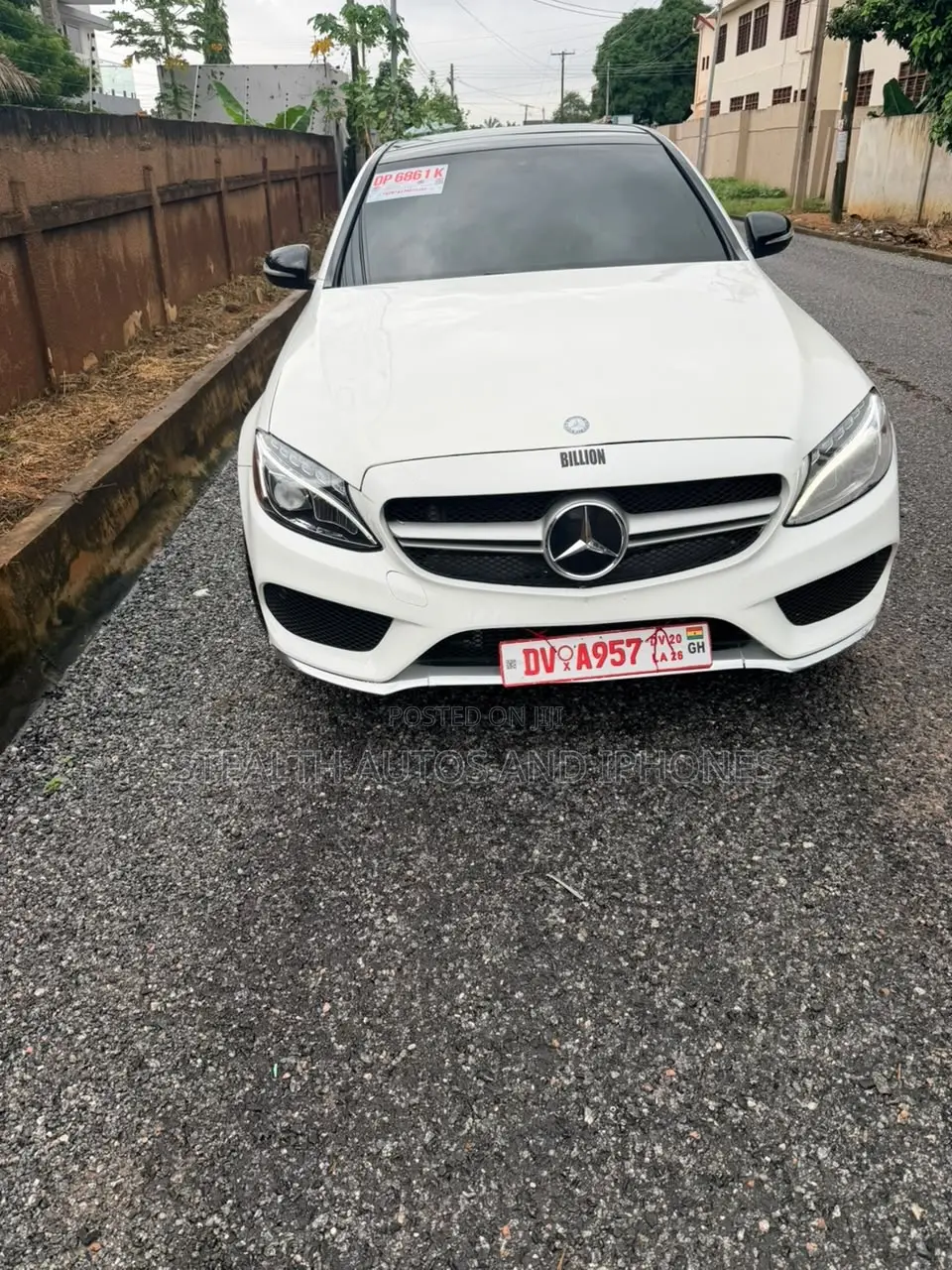 Mercedes-Benz C300 Sport 4Matic Sedan AWD (2.0L 4cyll 7A) 2016 White