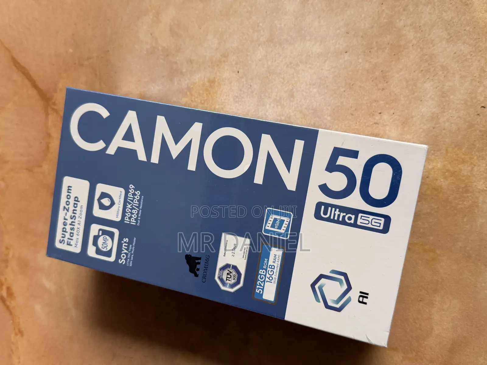 New Tecno Camon 50 Ultra 512 GB Black