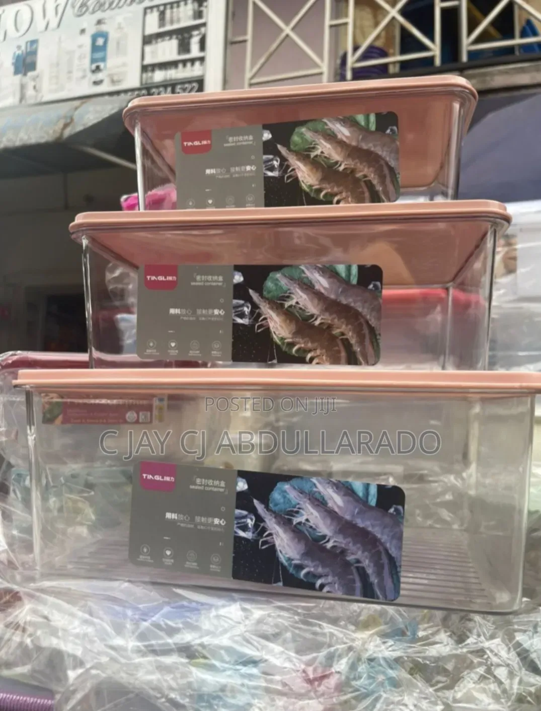 Food Fish And Fruits Storage Kitchen Setup Box