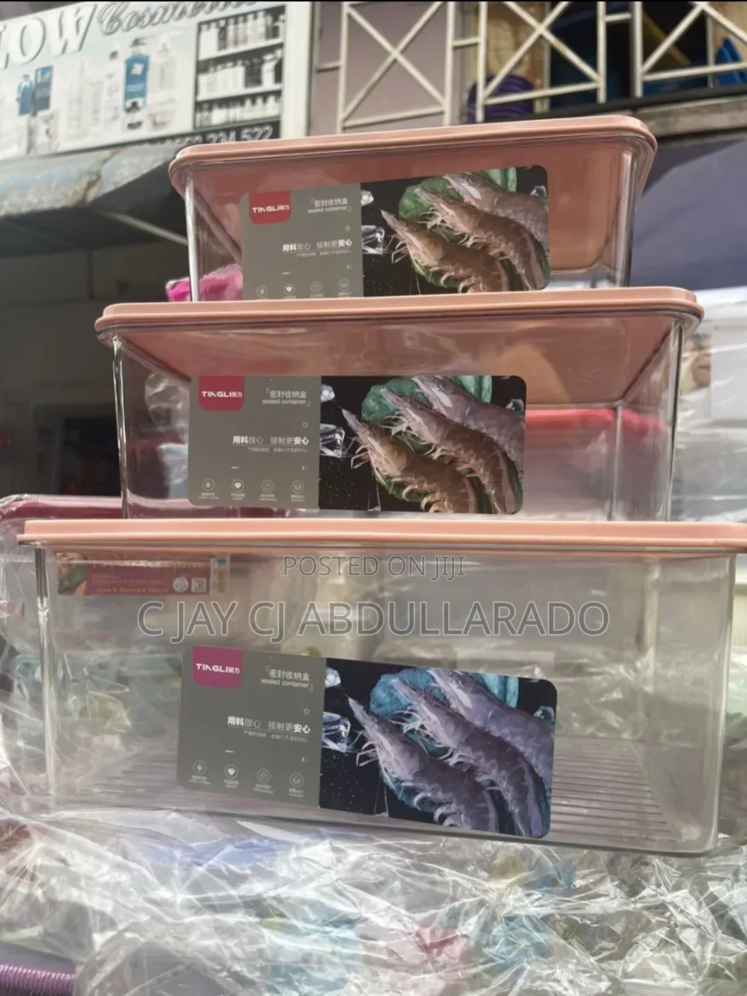 Food Fish And Fruits Storage Kitchen Setup Box