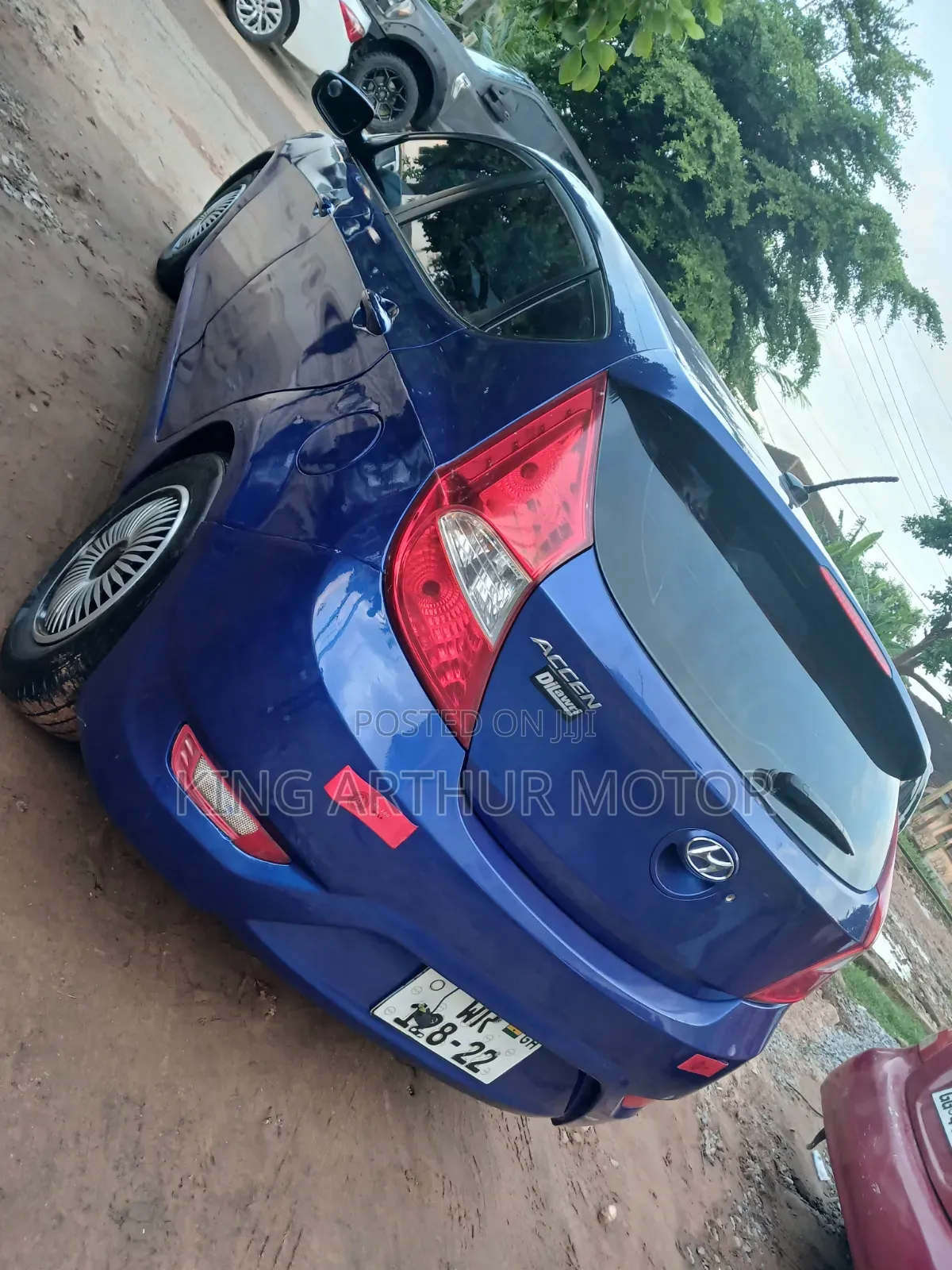 Hyundai Accent 2012 Blue