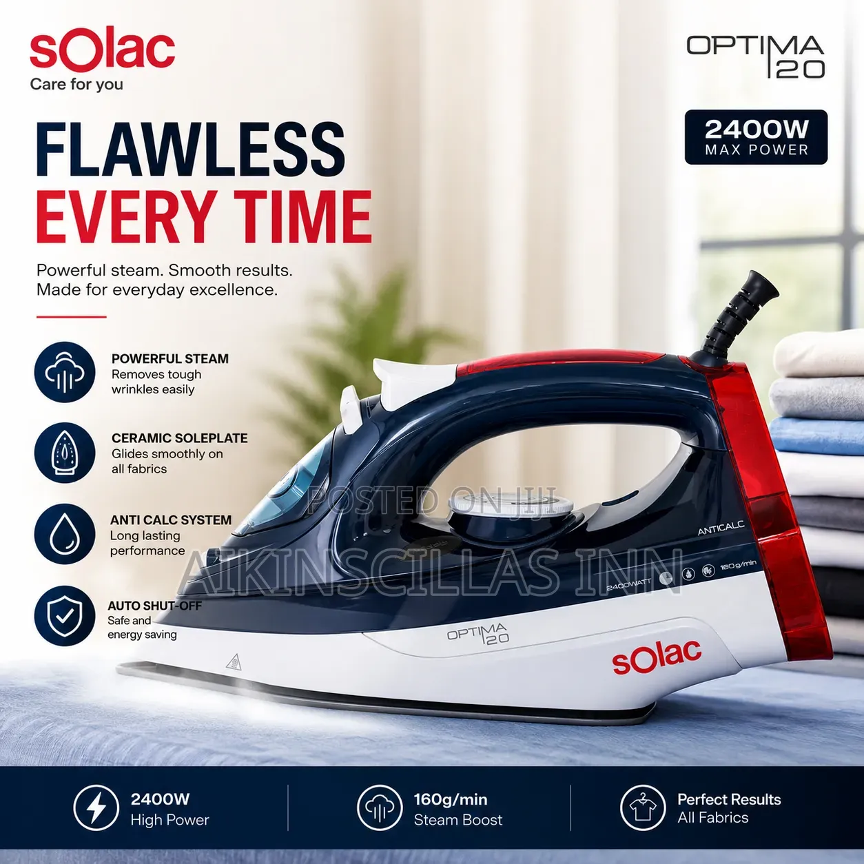 German Solac 2400w Ceramic Iron