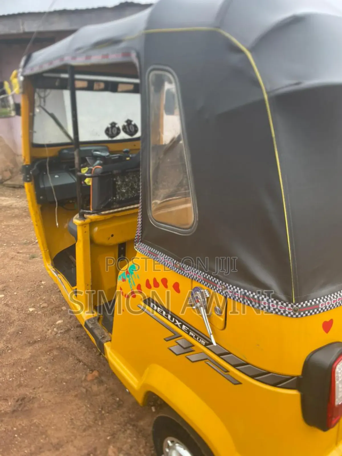 TVS King Deluxe Plus iTouch Start 2026 Yellow