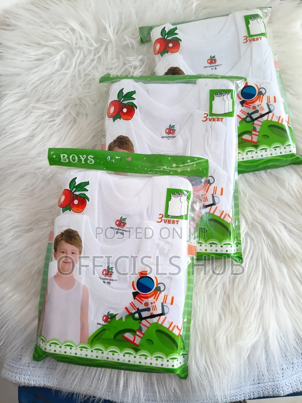 3 in 1boys Vest