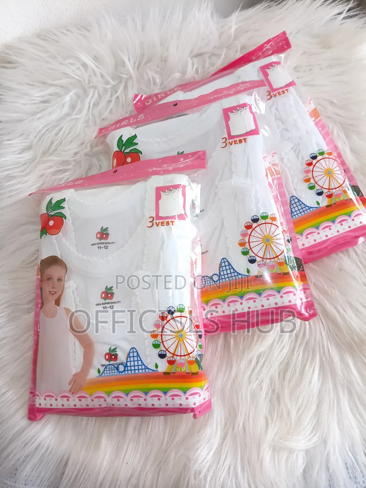 3 in 1 Girls Singlet