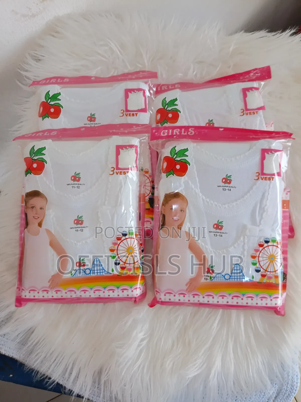 3 in 1 Girls Singlet