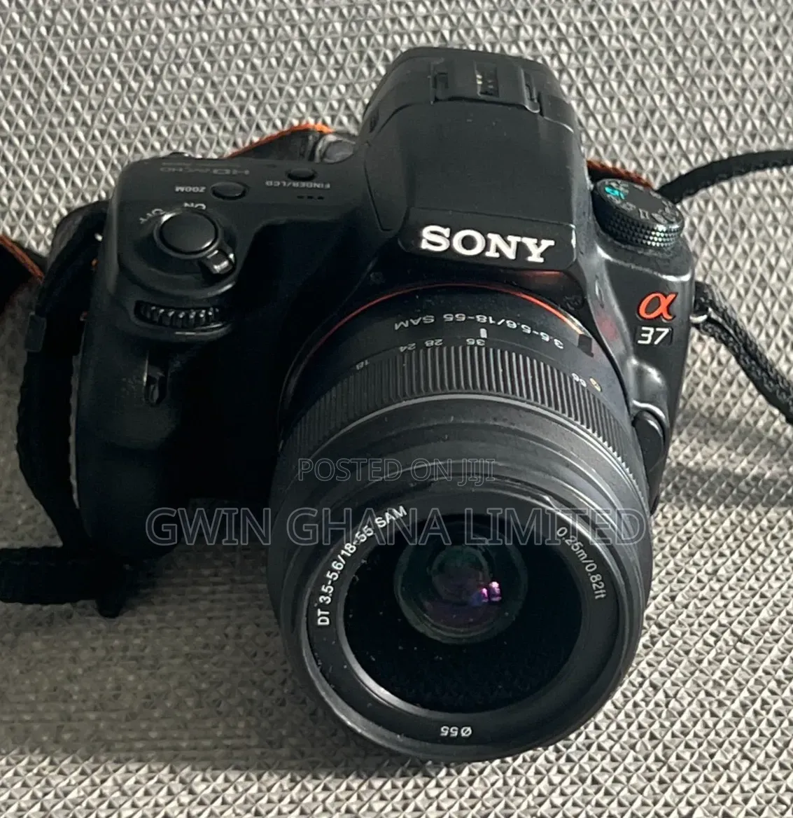 Sony Alpha Slt-a37 Dslr Camera With 18-55mm Zoom Lens