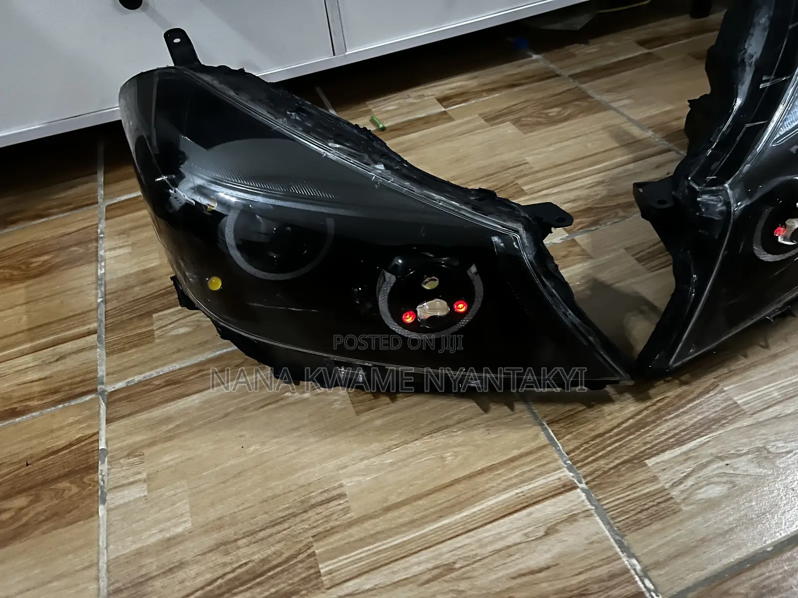 Toyota Vitz Headlights Pair 2012 to 2014 Model
