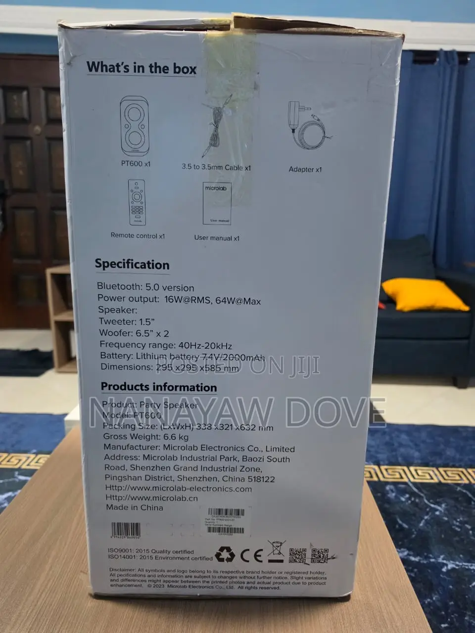 Microlab Party Speaker Pt600
