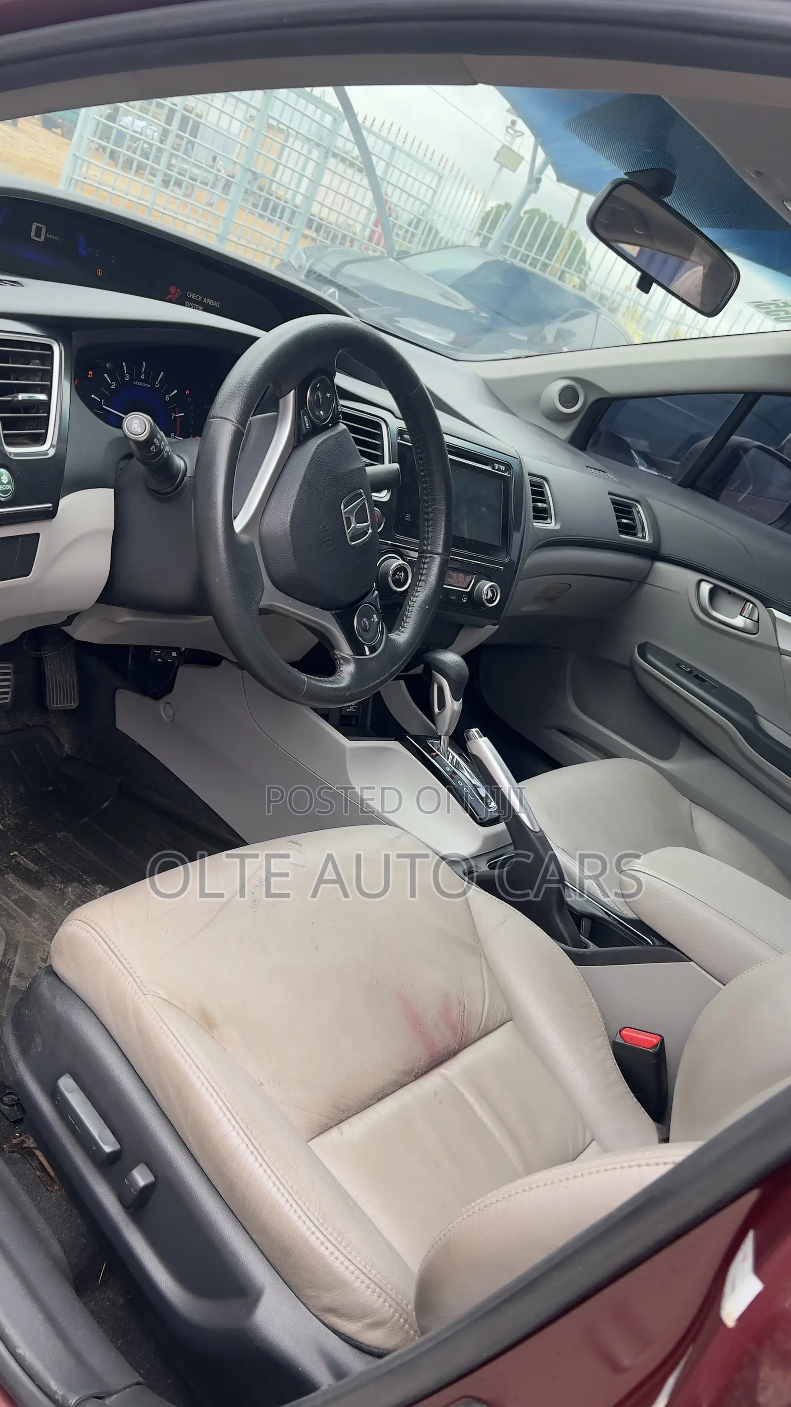 Honda Civic EX-L 4dr Sedan (1.8L 4cyl CVT) 2015 Burgundy