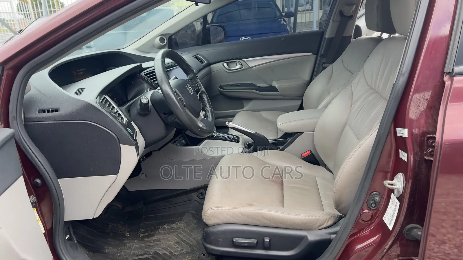 Honda Civic EX-L 4dr Sedan (1.8L 4cyl CVT) 2015 Burgundy