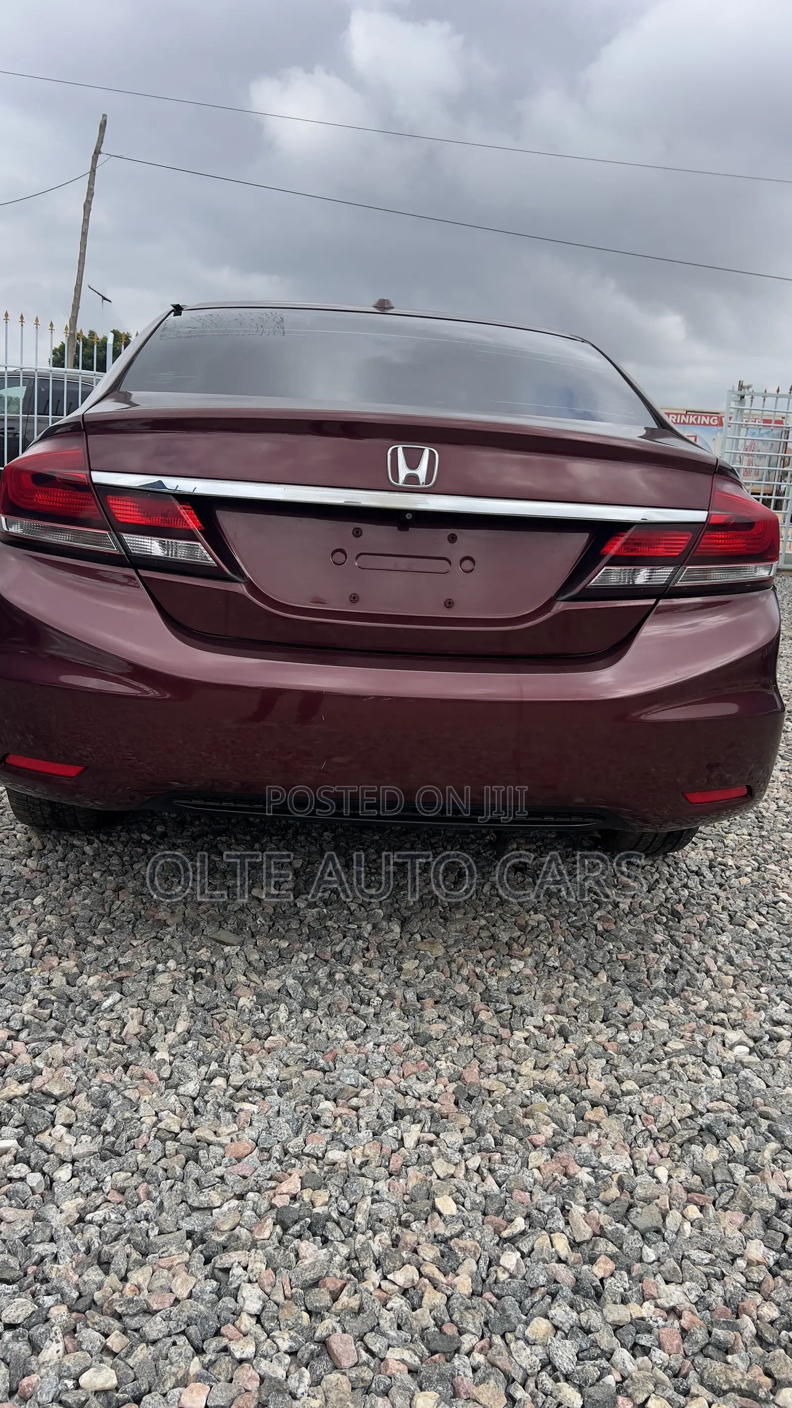 Honda Civic EX-L 4dr Sedan (1.8L 4cyl CVT) 2015 Burgundy