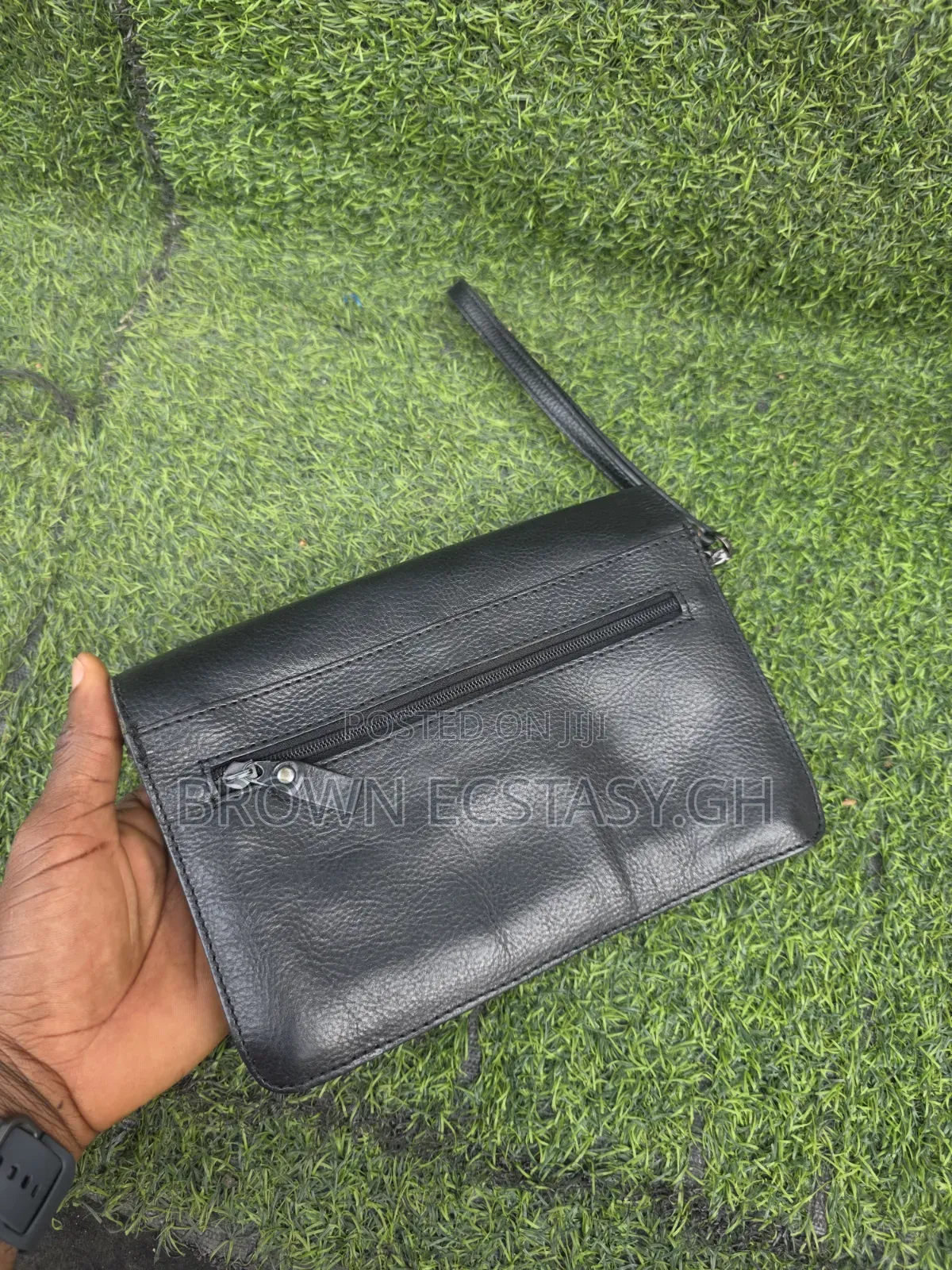 Original J.Shilion Genuine Leather Clutch Bag (Uk Used)