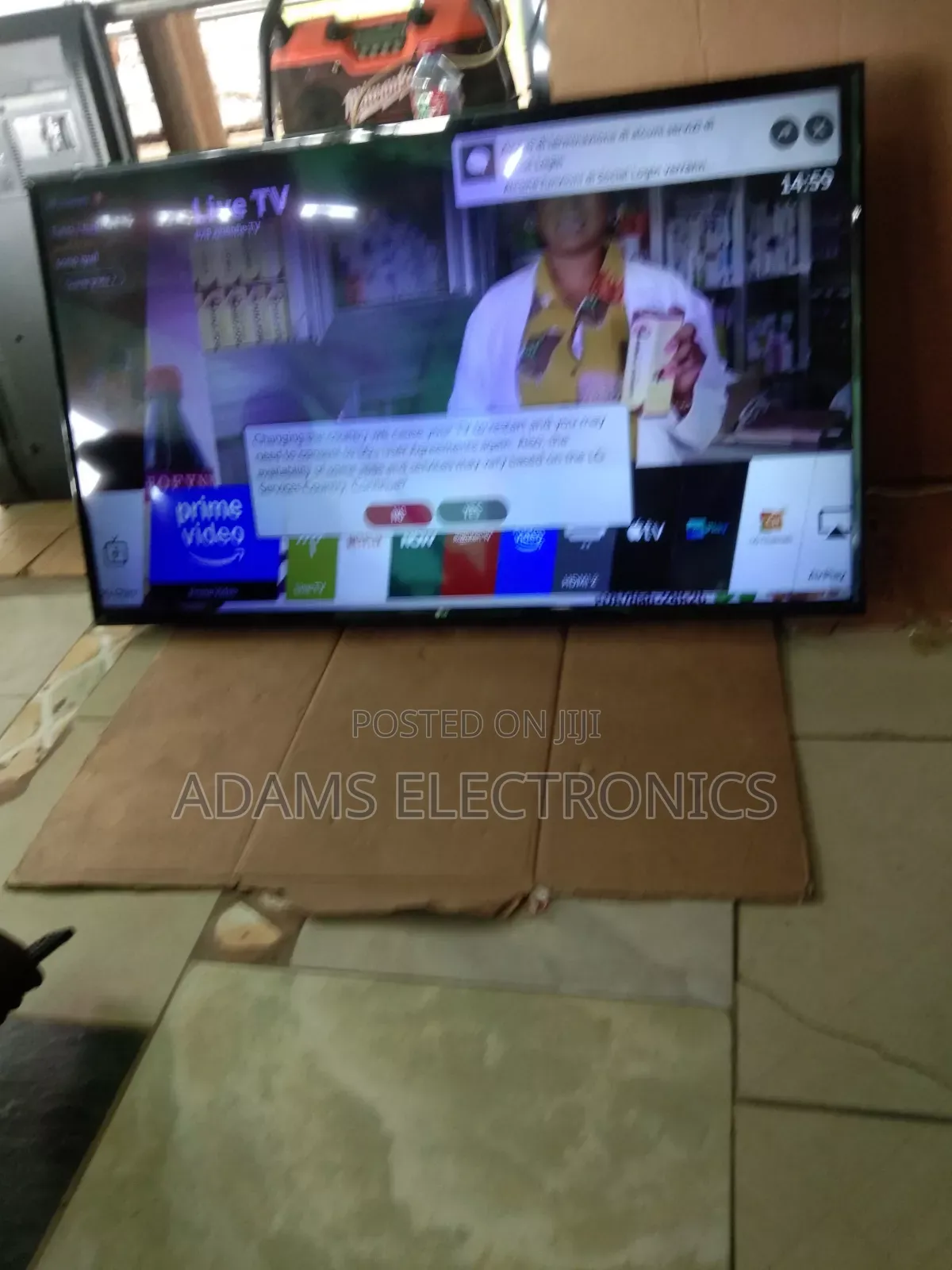 A Very Nice Home Used 55 Inches Smart Lg Tv for Sale
