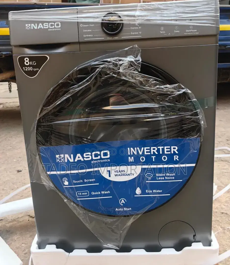 Nasxo 8kg Front Load Washing Machine
