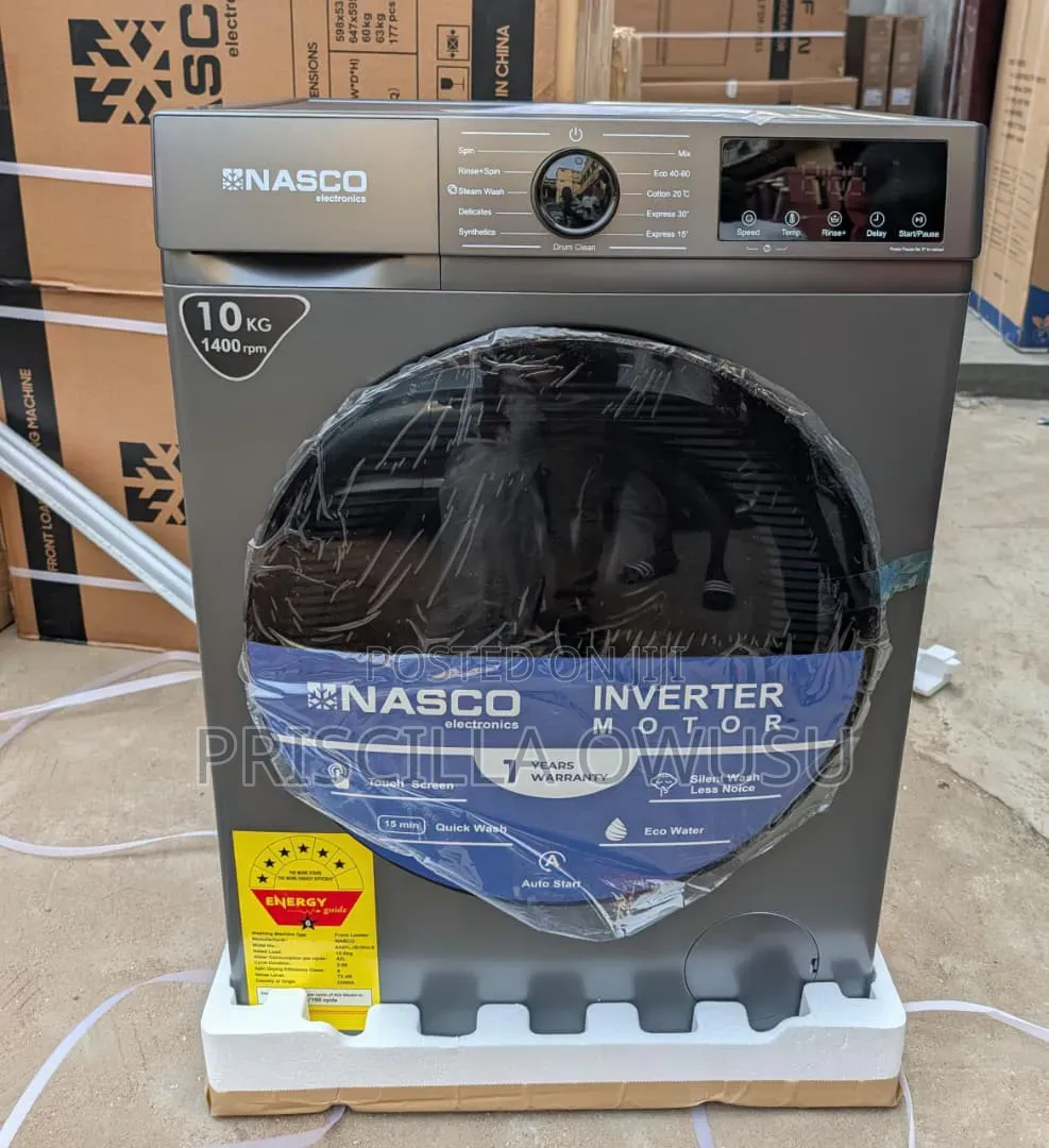 10kg Nasco Inverter Washing Machine
