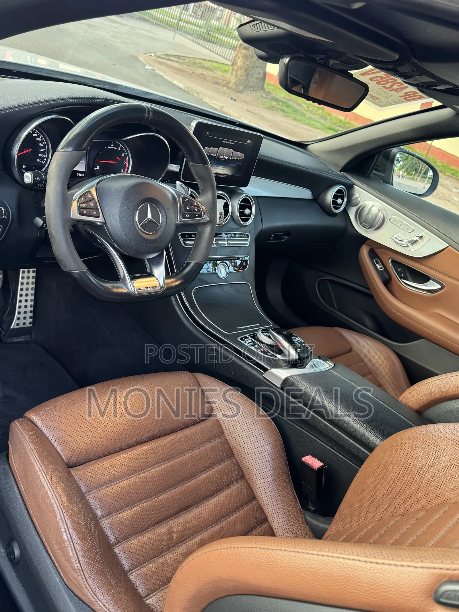 Mercedes-Benz C43 4Matic Coupe AWD (3.0L V6 9AM) 2017 White