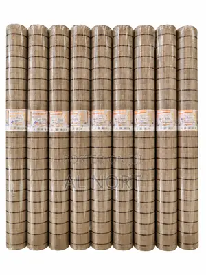 Self Adhesive Wallpaper Roll – Wood Grain Stripe Design – Brown